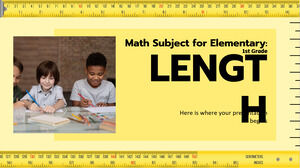 Matière mathématique pour l'élémentaire - 1re année : longueur