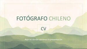 Currículum Fotógrafo Chileno