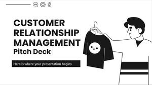 Kundenbeziehungsmanagement-Pitch-Deck