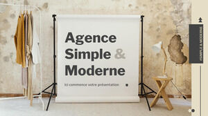 Agenzia semplice e moderna