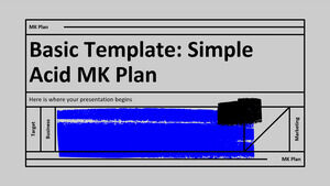 基本模板：简单酸 MK 计划