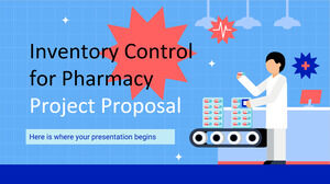 Inventory Control for Pharmacy Project Proposal
