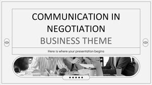 Komunikasi dalam Negosiasi Tema Bisnis