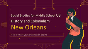Studi sociali per la scuola media: storia e colonialismo degli Stati Uniti - New Orleans