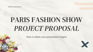 Propuesta de proyecto del desfile de la moda de París