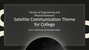 Faculdade de Engenharia e Ciências Físicas: Tema de Comunicação por Satélite para a Faculdade