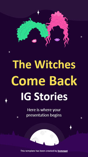As bruxas voltam IG Stories