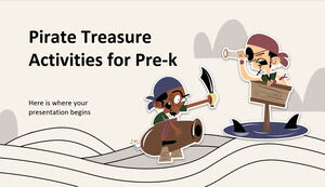 Actividades del Tesoro Pirata para Pre-K
