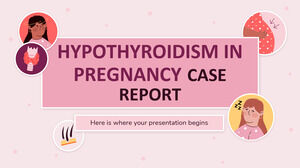 Rapport de cas d'hypothyroïdie pendant la grossesse