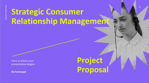 Projektvorschlag für strategisches Verbraucherbeziehungsmanagement