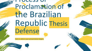 Brezilya Cumhuriyeti Tez Savunmasının İlan Süreci
