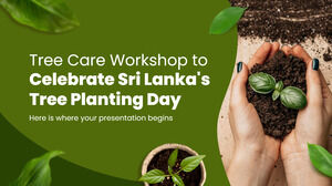 Atelier sur l'entretien des arbres pour célébrer la Journée de la plantation d'arbres au Sri Lanka