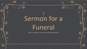 Проповедь на похороны