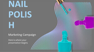 Campagna di marketing per smalti per unghie