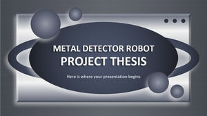 Thèse sur le projet de robot détecteur de métaux