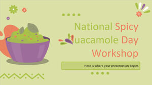 Workshop nazionale della giornata del guacamole piccante