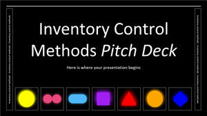 Pitch Deck de métodos de control de inventario