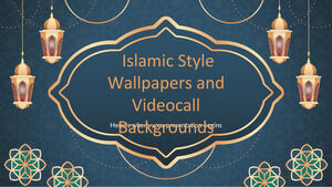 イスラム風の壁紙とビデオ通話の背景