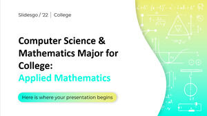 Informatica e matematica principale per il college: matematica applicata