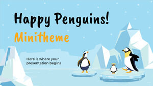 Pinguini fericiți! Minitemă