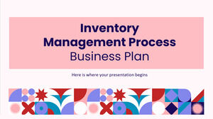 Бизнес-план процесса управления запасами