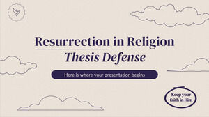 Ressurreição na Religião Defesa de Tese