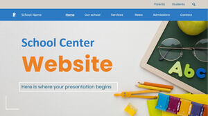 Diseño del sitio web del centro escolar