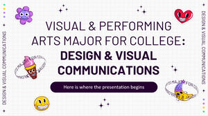 Especialización en artes visuales y escénicas para la universidad: diseño y comunicaciones visuales