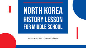 درس تاريخ كوريا الشمالية للمدرسة المتوسطة