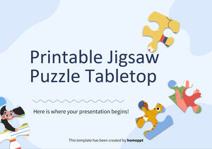 Table de puzzle imprimable