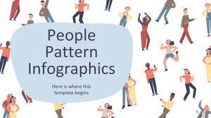 Infográficos de padrão de pessoas