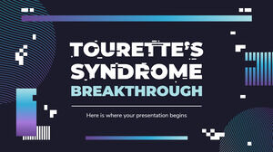 Tourette's Syndrome Breakthrough