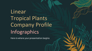 النباتات الاستوائية الخطية نبذة عن الشركة Infographics