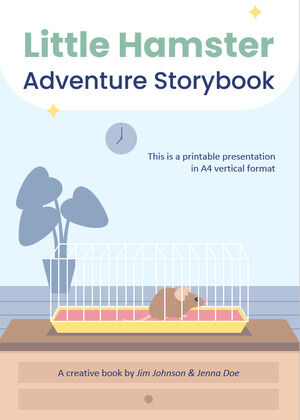 Livre d'histoires d'aventure du petit hamster