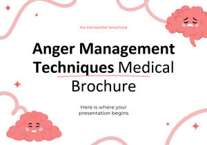 Aggressionsmanagement-Techniken Medizinische Broschüre