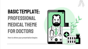 기본 템플릿: 의사를 위한 전문 의료 테마