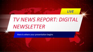 TV-Nachrichtenbericht: Digitaler Newsletter