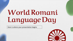 World Romani Language Day