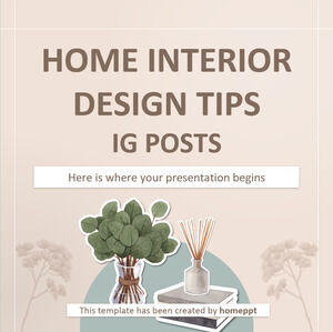 Suggerimenti per l'interior design della casa Post IG