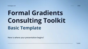 Plantilla básica: kit de herramientas de consultoría de gradientes formales