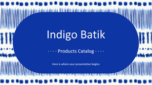 Catálogo de productos Indigo Batik