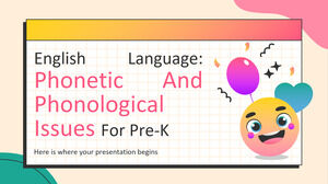 Język angielski: zagadnienia fonetyczne i fonologiczne dla dzieci w wieku przedszkolnym