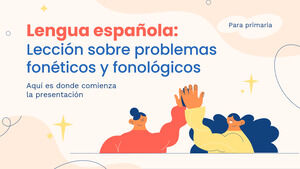 스페인어: 초등학교의 음성학적 및 음운론적 문제