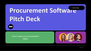 Pitch Deck software pentru achiziții