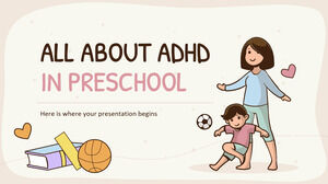 유치원 ADHD에 관한 모든 것