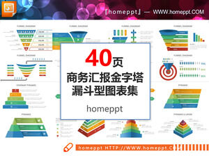 40の脆弱性ピラミッド階層関係ビジネスPPTチャートをダウンロード