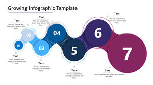 Template Powerpoint Gratis untuk Menumbuhkan Infografis