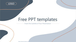 Plantilla de PowerPoint gratuita para Dynamic Simple Morandi Colors