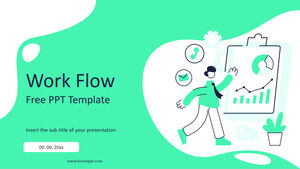 Free Powerpoint Template for Workflow Business
