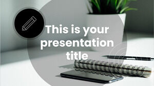 Template Powerpoint Gratis untuk presentasi gratis lingkaran keren